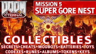 Doom Eternal  Super Gore Nest All Collectible Locations Secrets Collectibles Cheats Upgrades [upl. by Frank]