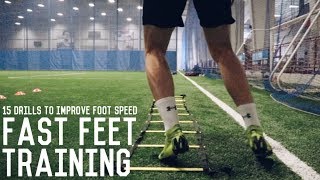 15 Fast Footwork Exercises  Increase Your Foot Speed With These Speed Ladder Drills [upl. by Alyat]