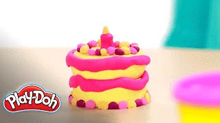 PlayDoh  ‘How to Make a Cake’ [upl. by Suirtimid]