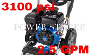 The Power Stroke 3100 PSI Gas Pressure Washer 212cc OHV engine 25 GPM [upl. by Acissaj233]