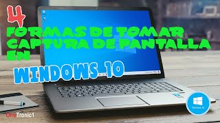 4 formas de tomar captura de pantalla en windows 10 PC  Laptop [upl. by Weinreb691]