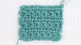 Star Stitch Crochet Tutorial [upl. by Coltin232]