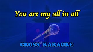 You are my all in all  karaoke by Allan Saunders [upl. by Nitnelav]