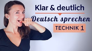 1 KLAR UND DEUTLICH SPRECHEN  Richtig Deutsch sprechen  Aussprache Übungen  Sprechtraining [upl. by Jaddan]