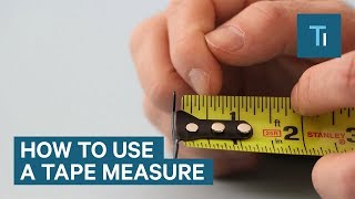 Tape Measure Tips And Tricks [upl. by Salangia]