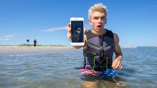 EXPLORING ABANDONED ISLAND FOR LOST TREASURE iPhone FOUND [upl. by Komsa]