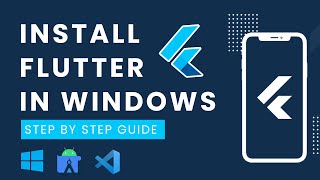 How to install flutter in windows step by step guide [upl. by Truda]