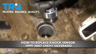 How to Replace Knock Sensor 19992007 Chevy Silverado [upl. by Lynette]