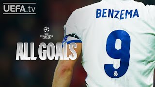 KARIM BENZEMA ALL UCL GOALS [upl. by Camille]