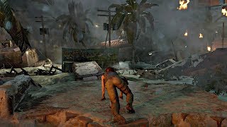 Shadow of The Tomb Raider  Epic Tsunami Scene Gameplay Tomb Raider 2018 PS4 Pro [upl. by Ettezel]