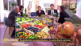 Du producteur au consommateur  la vente directe cartonne [upl. by Kerwin442]