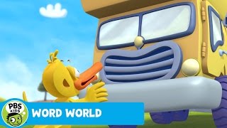 WORD WORLD  Duck Meets a New Relative  PBS KIDS [upl. by Dnaletak]