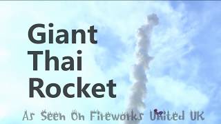 Girandole Fireworks Thai Rocket Spinning Rocket [upl. by Ardnosac416]