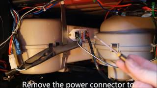 How to replace the blower motor Volvo 740 and 940 [upl. by Assina]