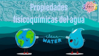 24 Propiedades fisicoquímicas del agua adhesión cohesión tensión superficial y capilaridad [upl. by Norrad]