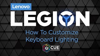 Lenovo Legion  How To Customize Keyboard Lighting [upl. by Karlin]