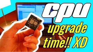 How to Upgrade a Laptop CPU  Processor XD [upl. by Hamford]