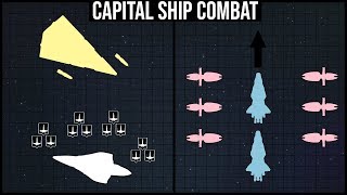 The Basics of CAPITAL SHIP COMBAT Explained  Star Wars Battle Breakdown [upl. by Netsirhk]