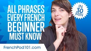 100 Phrases Every French Beginner MustKnow [upl. by Ahtel]