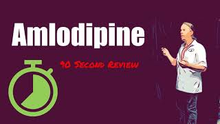 Amlodipine 90 Second Review  25 mg 5 mg 10 mg Uses Dosage and Side Effects [upl. by Molton395]