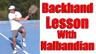 How To Get Power on Tennis Two Handed Backhand  Free Tennis Lesson With David Nalbandian [upl. by Aggie]