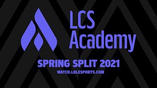 100A vs C9A  Week 2  2021 LCS Academy Spring Split  100 Thieves vs Cloud9 [upl. by Enhpad]