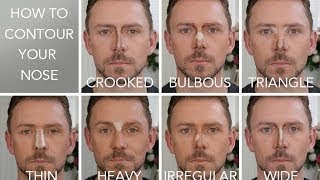 HOW TO CONTOUR THE 7 NOSE SHAPES [upl. by Durgy]