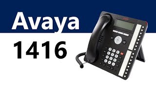 The Avaya 1416 Digital Phone  Product Overview [upl. by Rinaldo]