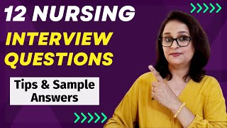 Nursing Interview Questions and Answers  General behavioral and situational questions [upl. by Ramled183]