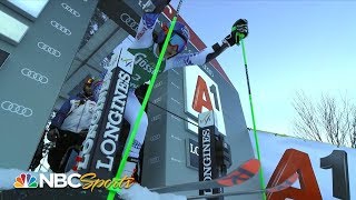 Mikaela Shiffrin earns 63rd World Cup win in Lienz  NBC Sports [upl. by Haile657]