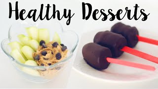 Best Healthy Desserts 5 Easy Recipes [upl. by Ahsimik]