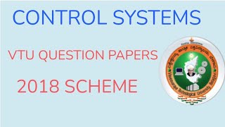 Control Systems Vtu Question Paper 2021 [upl. by Belford]