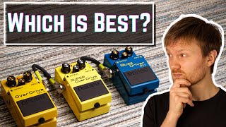 Boss BD2 SD1 or OD3 How To Choose a Boss Overdrive Pedal that is Right For You [upl. by Nnahsal]