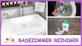 DIY BADEZIMMERREINIGER  natürlich amp günstig  Täglich Mama [upl. by Arrim]