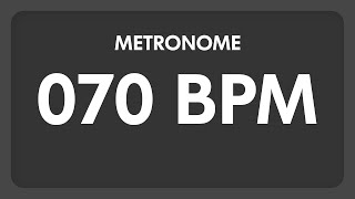 70 BPM  Metronome [upl. by Lalise]