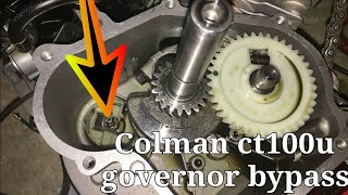 Coleman ct100u governor bypass trick [upl. by Aspasia]