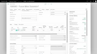 Invoicing with the Sales Invoice  Microsoft Dynamics 365 Business Central [upl. by Lednahs]