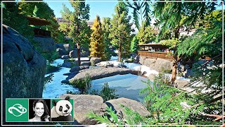 Timber Wolf Habitat amp Underground Cave Viewing in Planet Zoo  Meilin Zoo  Ep 8 [upl. by Eniluap]