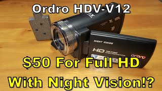 Ordro HDVV12 Review Is a 50 Ordro Camcorder a Good Value [upl. by Evania]