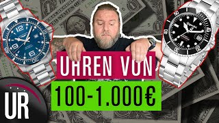 Uhren von unter 100€1000€ 2020 Diese Uhren würde ich mir kaufen [upl. by Sonny266]