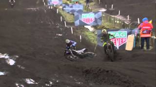 Romain Febvre Crash MXGP of Europe 2016 MXGP Race 1  Motocross [upl. by Arezzini]