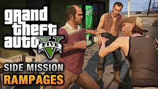 GTA 5  Rampages Red Mist Achievement  Trophy [upl. by Jarrod]