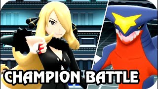 Pokémon Brilliant Diamond amp Shining Pearl  Champion Cynthia Battle HQ [upl. by Nirtiak]