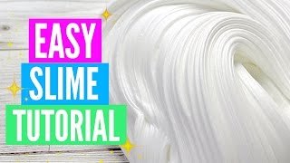 Easy How To Make Slime Tutorial For Beginners [upl. by Werbel]