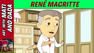 Art with Mati and Dada – René Magritte  Kids Animated Short Stories in English [upl. by Deacon599]