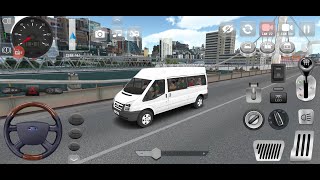 Mini Bus Simulator Vietnam Gameplay  Ford Transit [upl. by Naihtsirc]