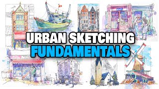 How To Start URBAN SKETCHING For Beginners  FUNDAMENTALS GUIDE [upl. by Aninay]