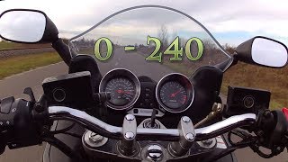 Suzuki Bandit 1200 acceleration 0  240 [upl. by Daphne45]