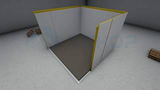 How to install a cold room [upl. by Noerb]