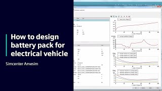 HOW TO Design battery pack for electrical vehicle with Simcenter Amesim  Tutorial [upl. by Eniamrehc814]